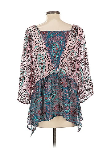 Floreat 3/4 Sleeve Blouse (view 2)