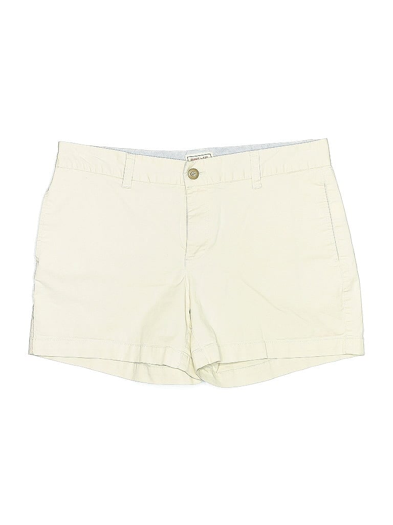 Pre-owned Gap Outlet Khaki Shorts In White