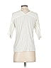 Left Coast by Dolan 100% Viscose Ivory Short Sleeve Top Size S - photo 2