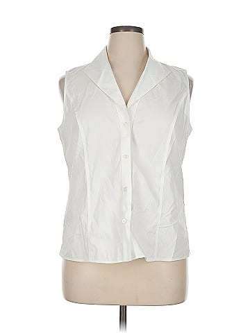 Jones New York Collection Sleeveless Button-Down Shirt (view 1)