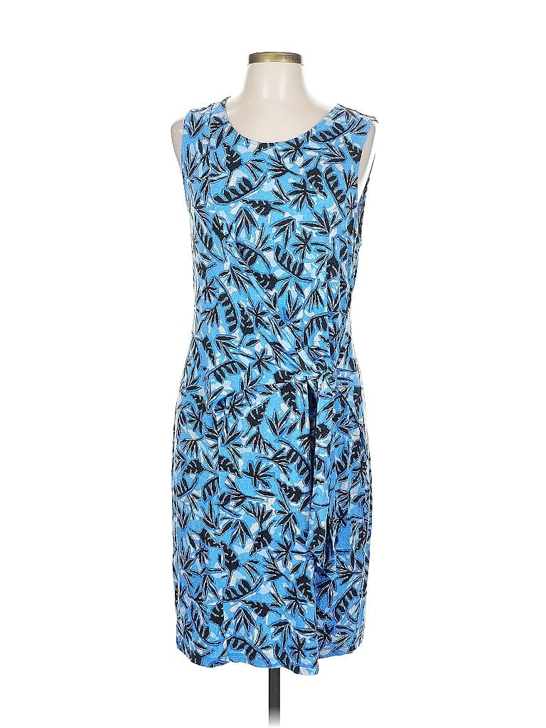 Pre-owned Nic + Zoe Cocktail Dress In Blue