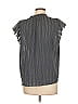 Current Air 100% Polyester Gray Short Sleeve Blouse Size M - photo 2