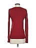 Moda International Burgundy Silk Pullover Sweater Size S - photo 2