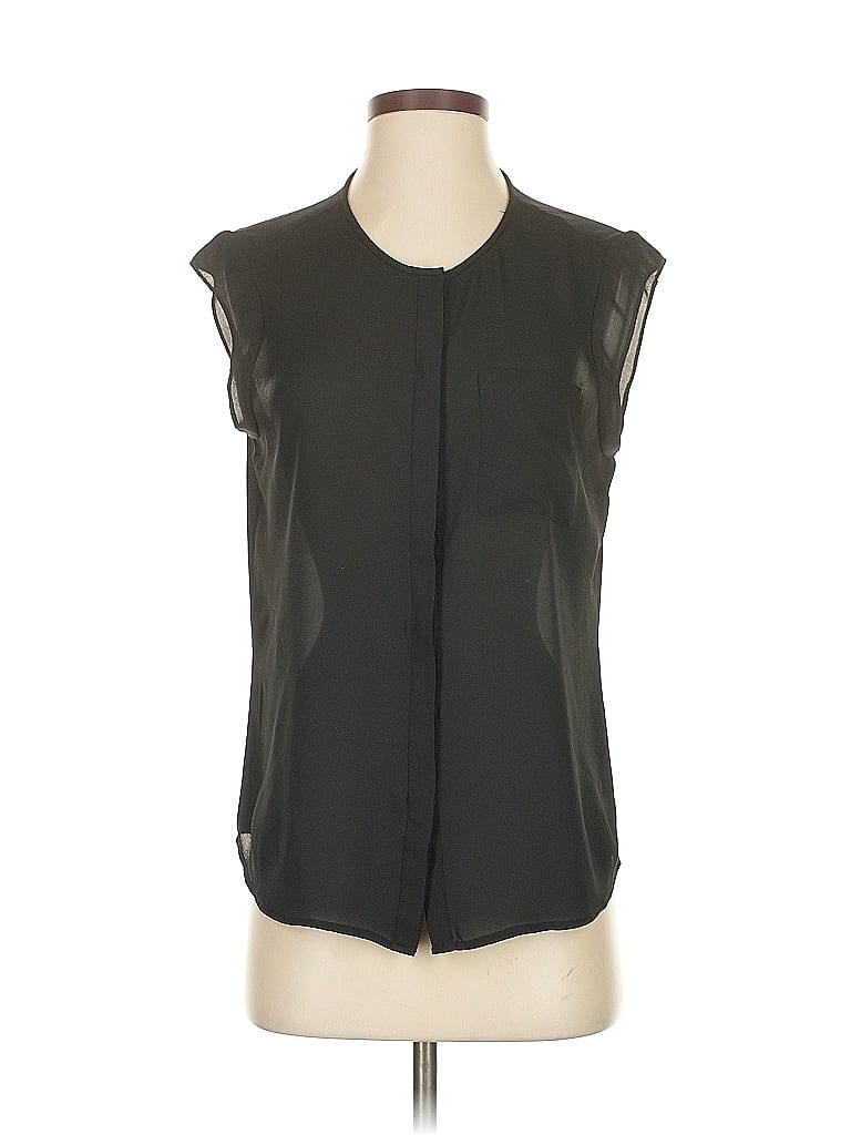 Pre-owned Joe Fresh Sleeveless Blouse In Black