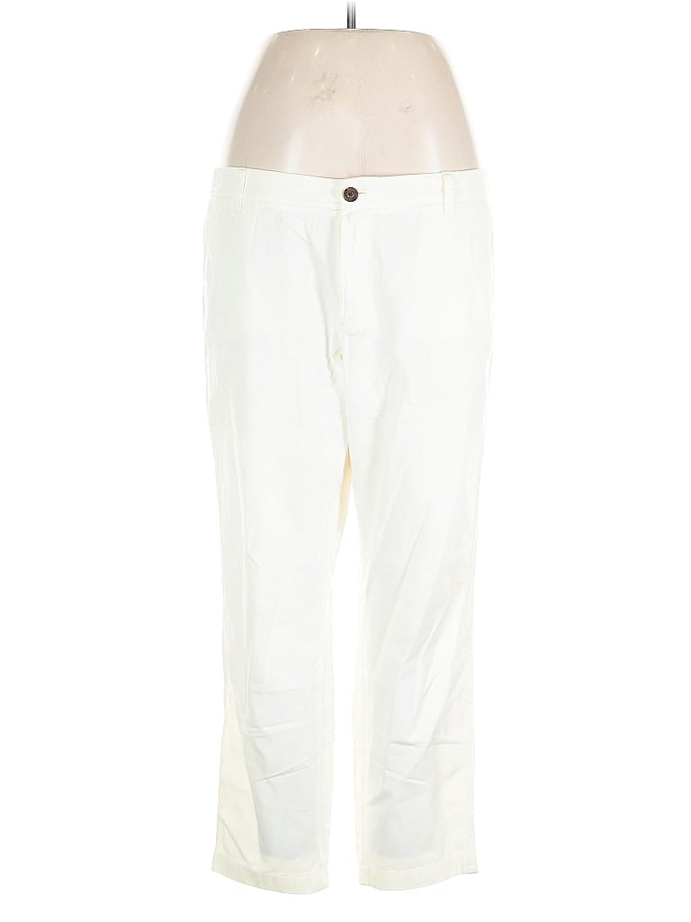 Pre-owned J.crew Factory Store Casual Pants In White