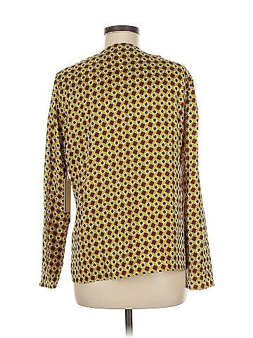 Reformation Long Sleeve Silk Top (view 2)