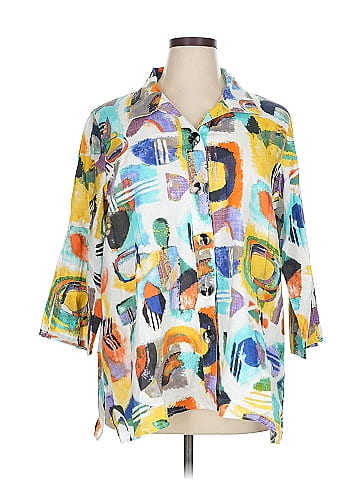 Ali Miles Short Sleeve Blouse (view 1)