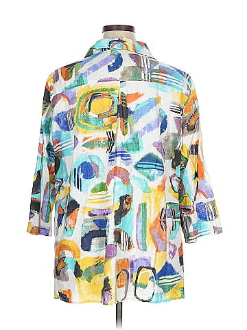 Ali Miles Short Sleeve Blouse (view 2)