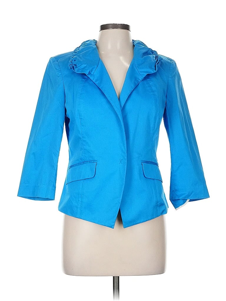 Pre-owned Soca By St. John Blazer Jacket In Blue