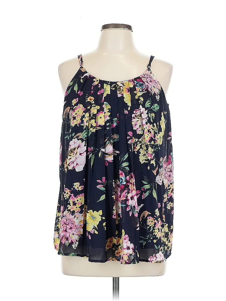 Pre-owned Doe & Rae Sleeveless Blouse In Black