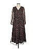 Ann Taylor Floral Black Casual Dress Size XXS - photo 1