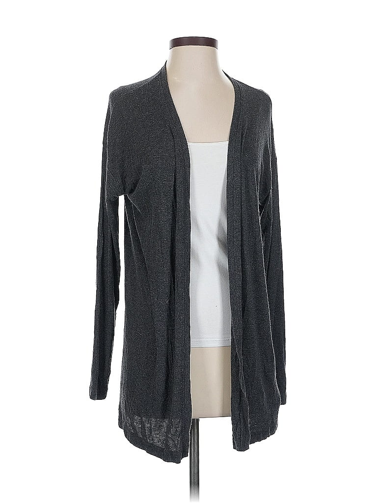 Pre-owned Gap Cardigan Sweater In Gray