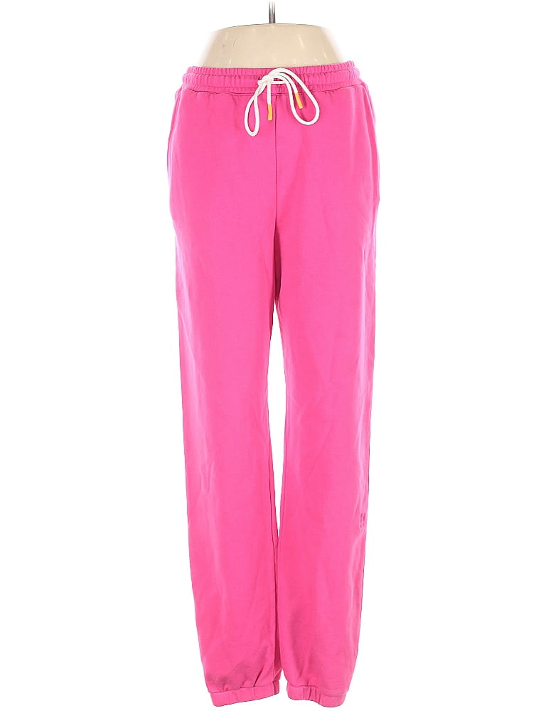Monrow Color Block Pink Purple Casual Pants Size M - photo 1