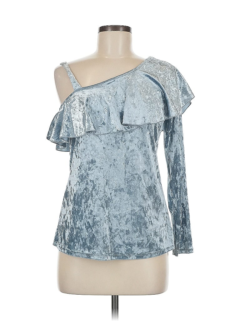 Pre-owned Forgotten Grace Sleeveless Blouse In Silver