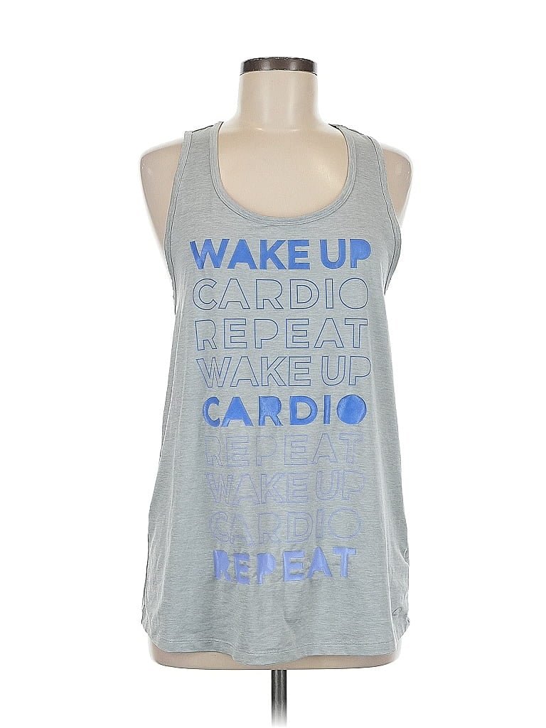 Pre-owned C9 By Champion Tank Top Gray Halter Neckline Tops