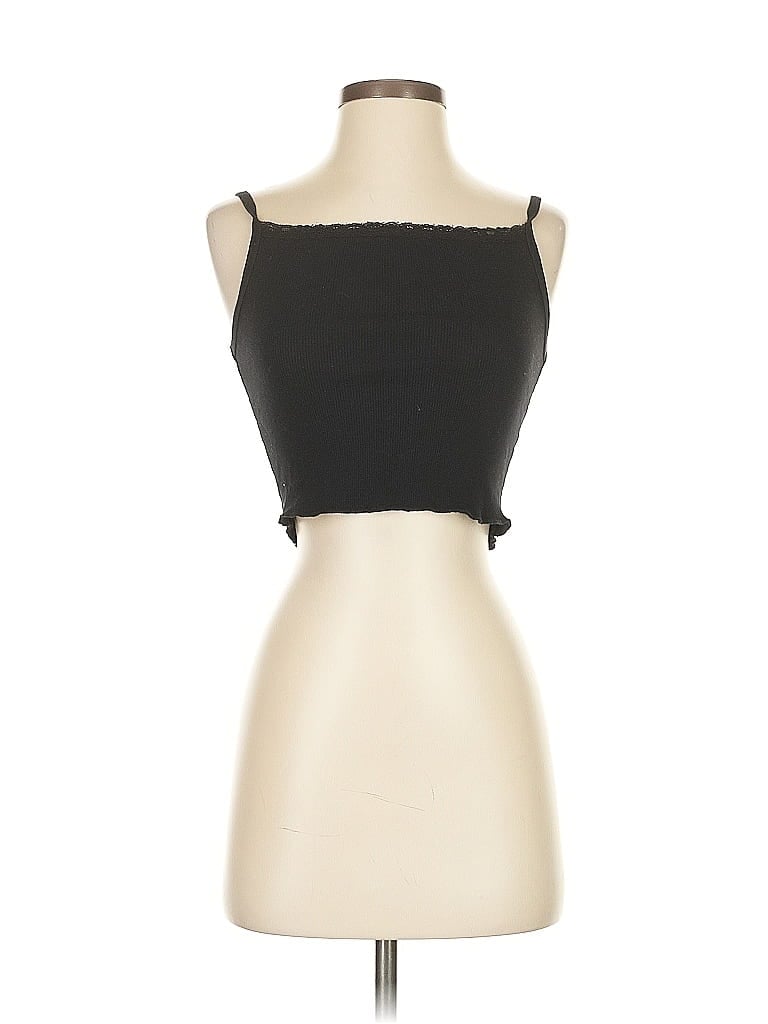 BRANDY MELVILLE Pre-owned Tank Top Black Strapless Neckline Tops