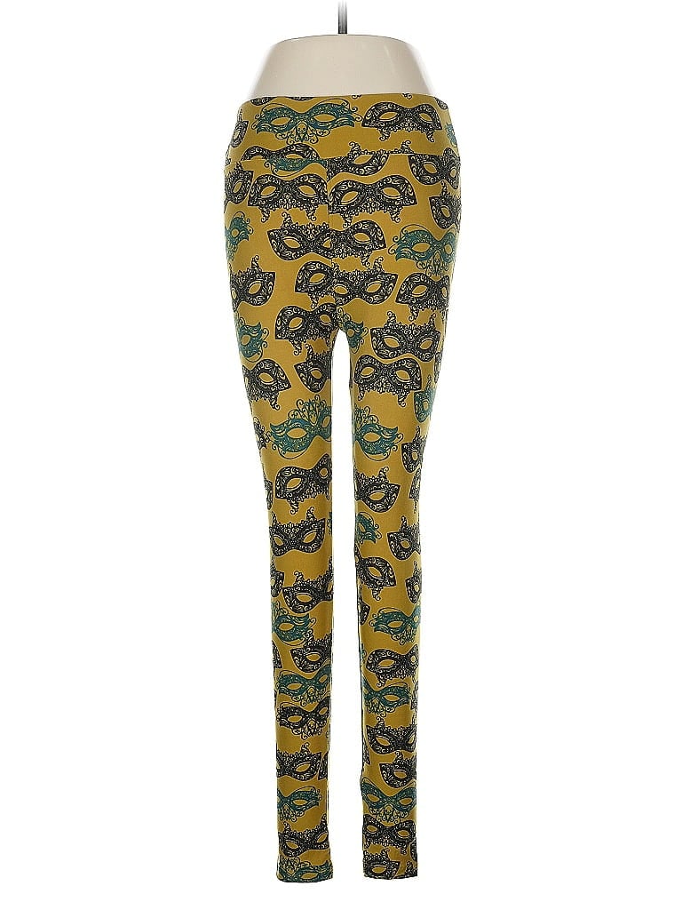 Pre-owned Lularoe Leggings In Green