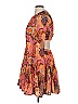 A.L.C. 100% Silk Paisley Orange Cocktail Dress Size 14 - photo 4