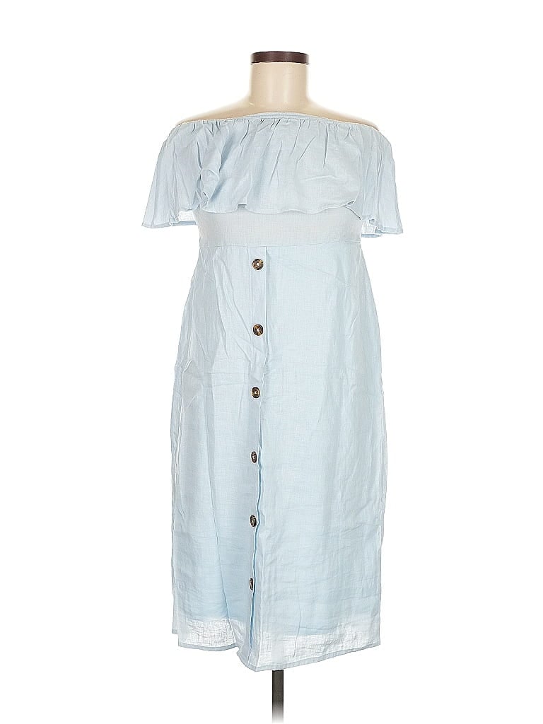 Pre-owned Le Lis Casual Dress In Blue