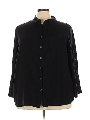 Velvet Heart 3/4 Sleeve Button-Down Shirt (view 1)