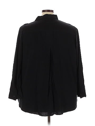 Velvet Heart 3/4 Sleeve Button-Down Shirt (view 2)
