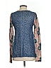 Mystree Floral Blue Brown Pullover Sweater Size S - photo 2