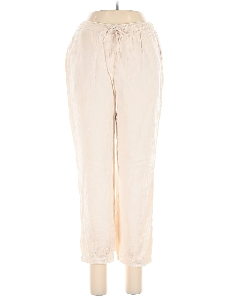 Pre-owned Olivaceous Casual Pants In White