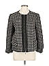 Armani Collezioni Houndstooth Gray Jacket Size 12 - photo 1