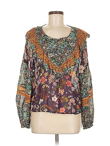 FARM Rio Long Sleeve Blouse (view 1)