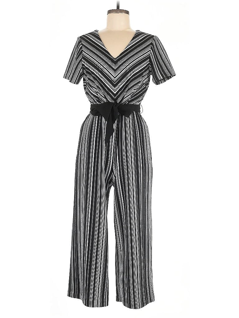 Click to view more detailed imagery on our partner's website Pre-owned Roz & Ali Jumpsuit In Silver