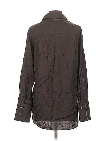 Cos Long Sleeve Silk Top (view 2)