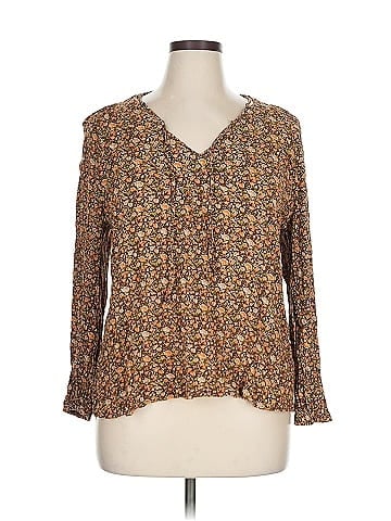 Natural Life Long Sleeve Blouse (view 1)