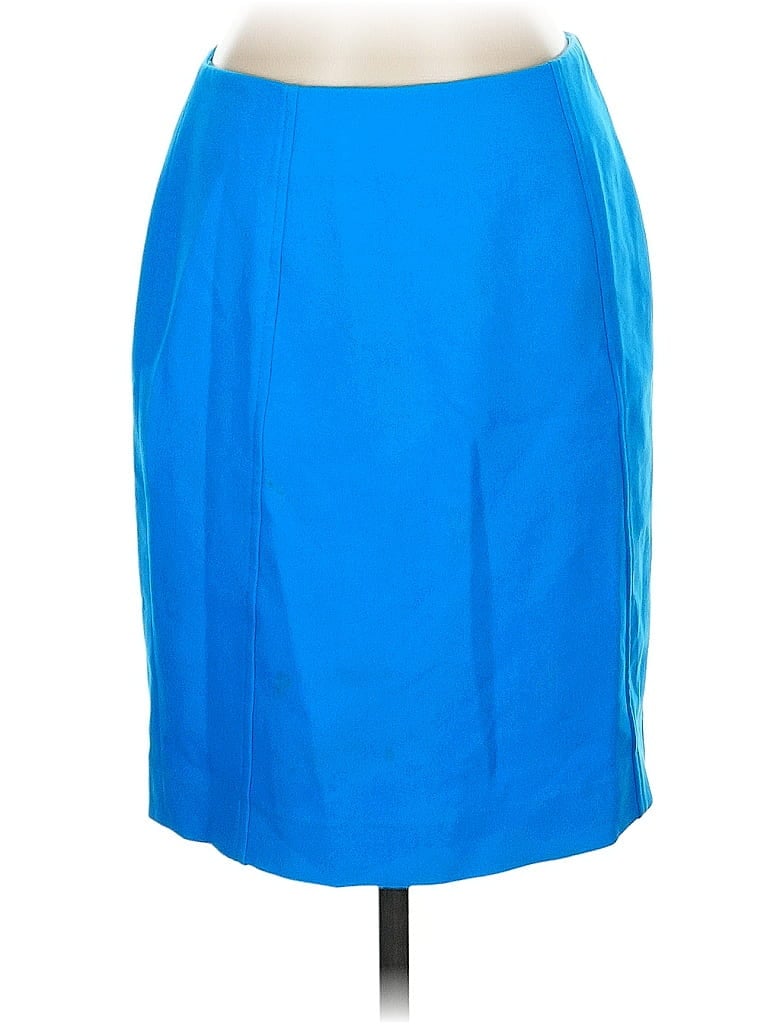 Pre-owned Halogen Formal Skirt In Blue