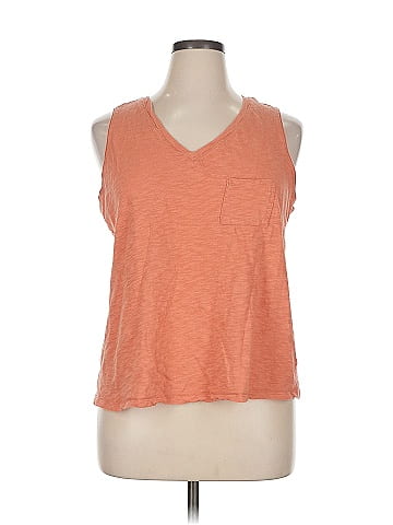 a.n.a. A New Approach Sleeveless T-Shirt (view 1)