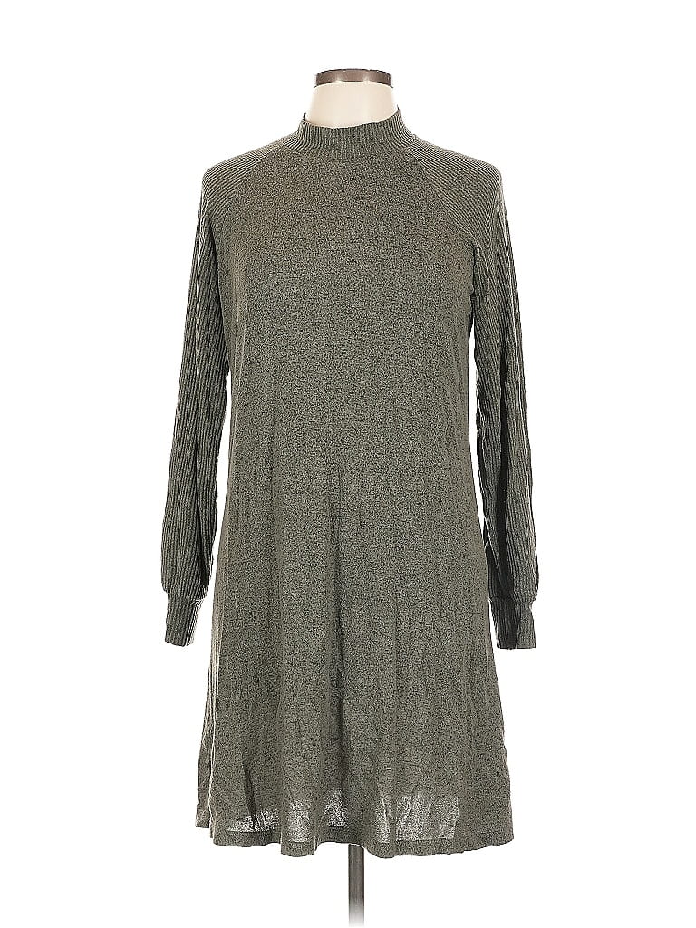 Pre-owned Love, Fire Casual Dress In Gray