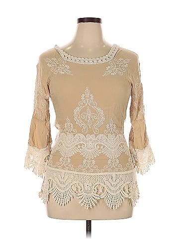 Solitaire 3/4 Sleeve Top (view 1)