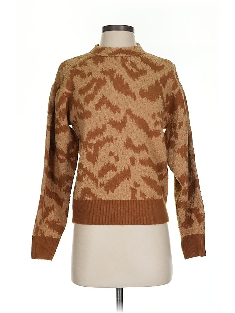 Pre-owned Ulla Johnson Wool Pullover Sweater In Brown