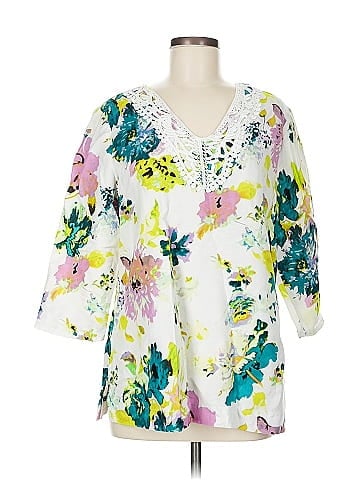 PREMISE 3/4 Sleeve Blouse (view 1)