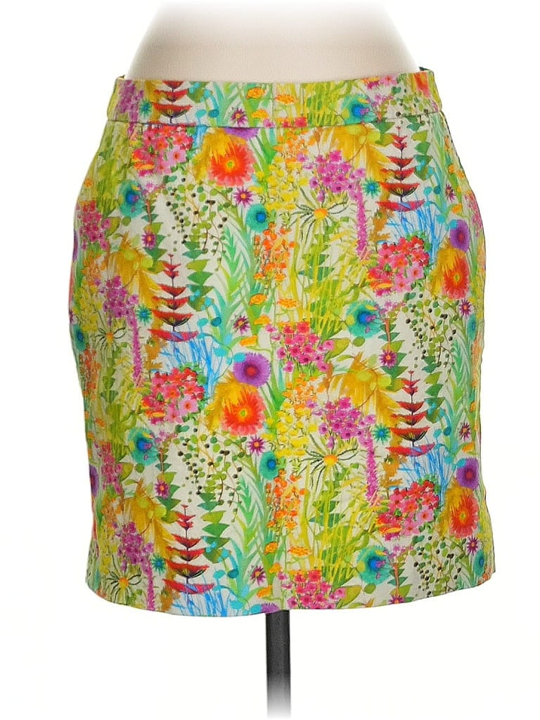Pre-owned Liberty Art Fabrics For J.crew Casual Skirt In Green