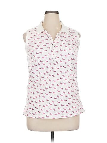 Lands' End Sleeveless Button-Down Shirt (view 1)