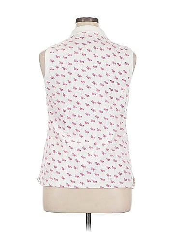 Lands' End Sleeveless Button-Down Shirt (view 2)
