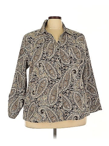 NY Collection 3/4 Sleeve Blouse (view 1)