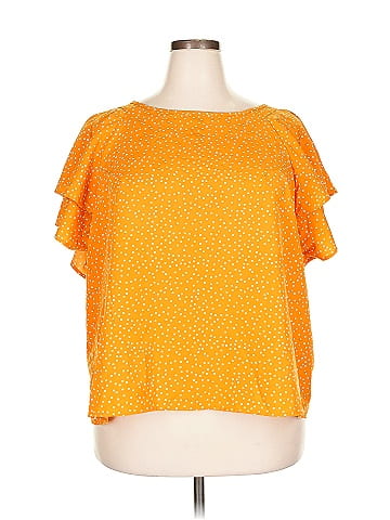 Shein Curve Short Sleeve Blouse (view 1)