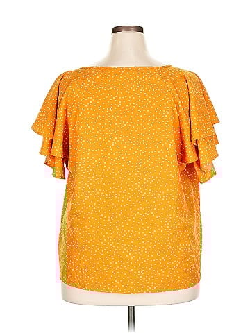Shein Curve Short Sleeve Blouse (view 2)