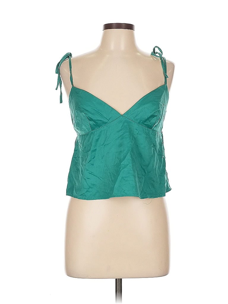 Click to view more detailed imagery on our partner's website Pre-owned Weworewhat Sleeveless Blouse In Blue