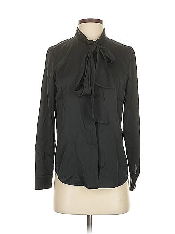Quince Long Sleeve Silk Top (view 1)
