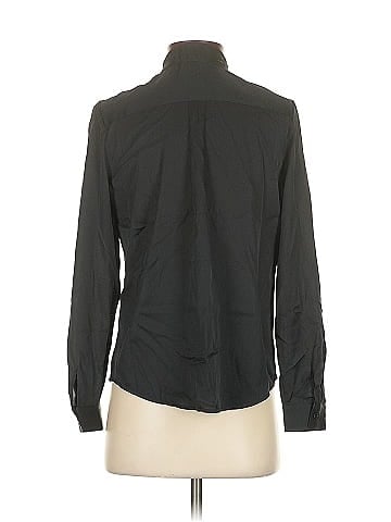 Quince Long Sleeve Silk Top (view 2)