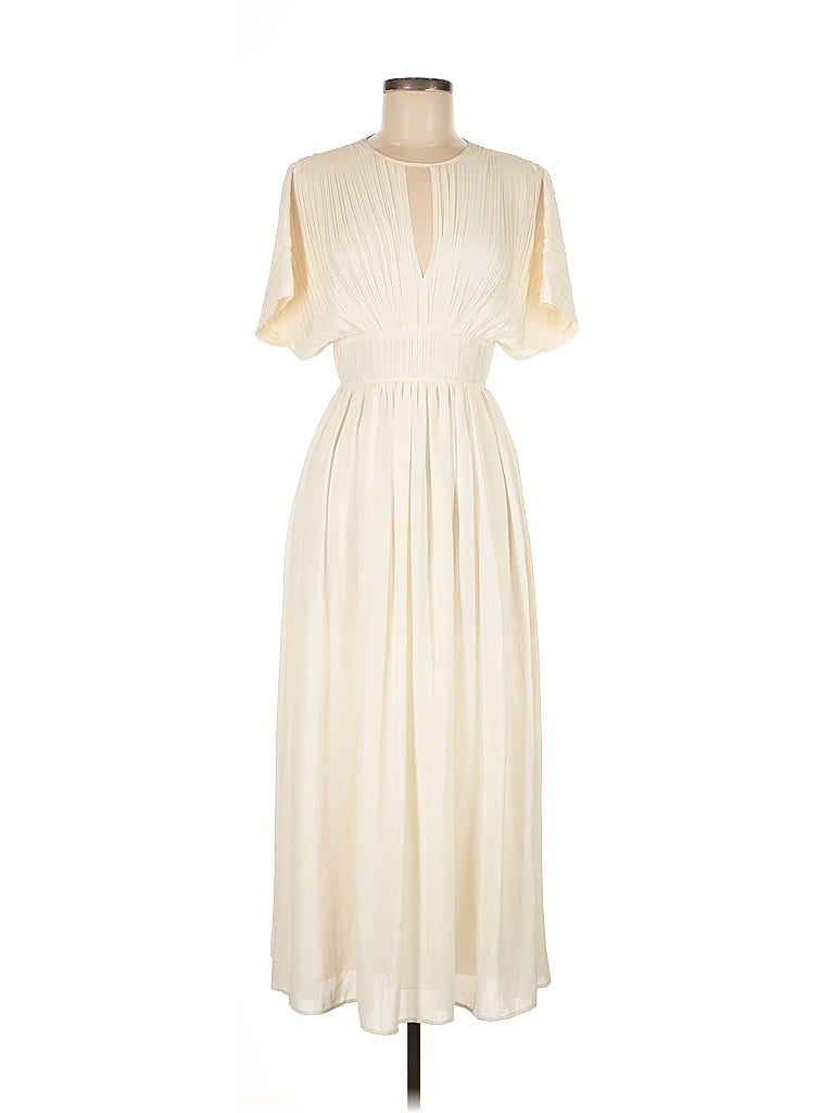 Pre-owned Boss By Hugo Boss Casual Dress In White