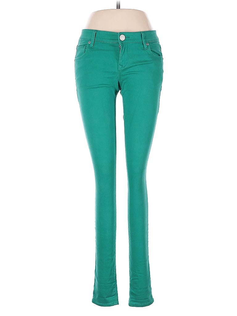 Pre-owned Express Jeans In Green