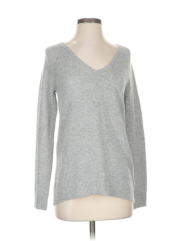 Pre-owned Gap Pullover Sweater In Silver